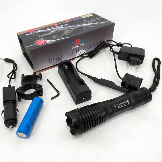 Ліхтарик тактичний ручний Bailong Police BL-Q8837-T6, Якісний ліхтарик, Ручний UY-993 ліхтарик led | Зображення 1