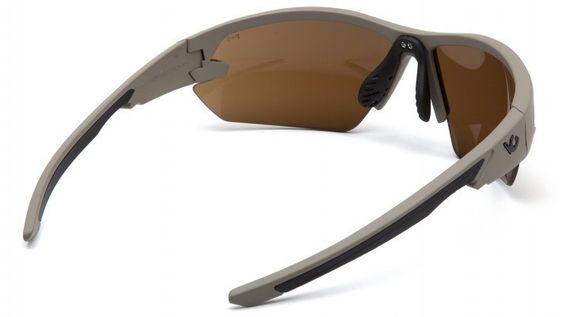 Окуляри захисні Venture Gear Tactical Semtex Tan (bronze) Anti-Fog, коричневі в камуфльованій оправі | Зображення 3