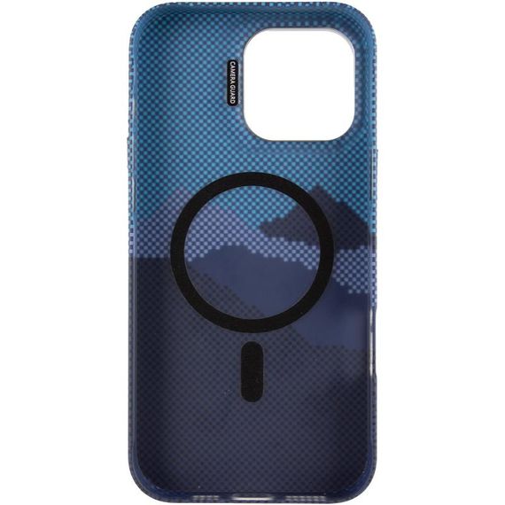 TPU чохол Pixel Craft with Magnetic Fit для Apple iPhone 16 Pro (6.3") Mountain Blue | Зображення 2