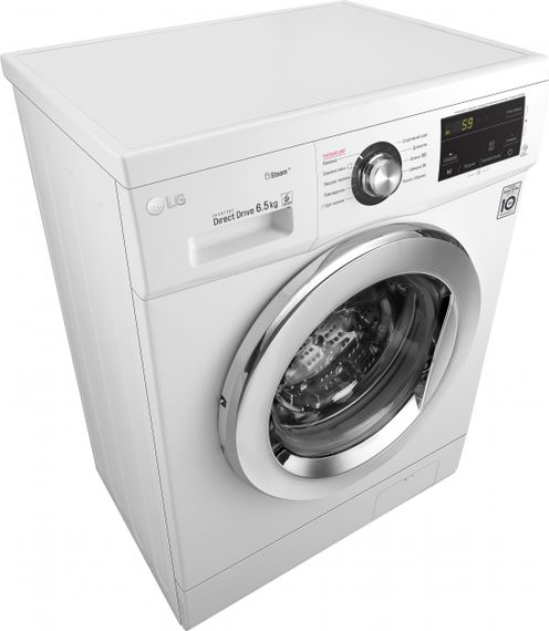 Стир. машина с фронт. загр. LG F2J3WS2W, 6,5кг, 1200, A+++, Пар, глубина 44см, Дисплей, Инвертор, Белый (F2J3WS2W) | Зображення 8