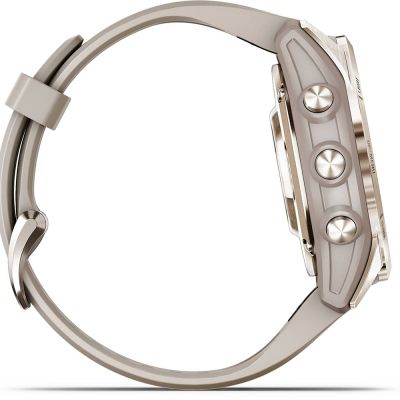 Смарт-часы Garmin EPIX PRO (g2), 42mm, Saph, Soft Gold SS, Lt. Sand, GPS смарт (010-02802-11) | Зображення 3