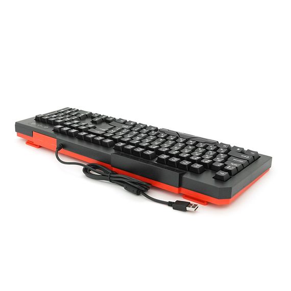 Клавиатура USB XSTRIKE XS-1022, довж. кабеля 150см, RGB подсветки, 460х175х35мм | Зображення 3