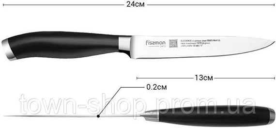 Нож универсальный Fissman Elegance 13см из высоколегированной нержавеющей стали FN-2473 | Зображення 1