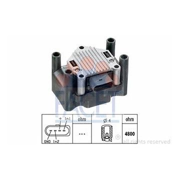 Катушка зажигания Audi A2/A3/A4  1.4i/1.6i 00-13/ VW Caddy 1.2-1.6 i/TSI 95-15/ T5 2.0i 03-15/ Touran
