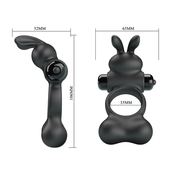 Ерекційне віброкільце Pretty Love - YUSUF Vibrate Penis Ring, BI-210346 Sex Aura | Зображення 7