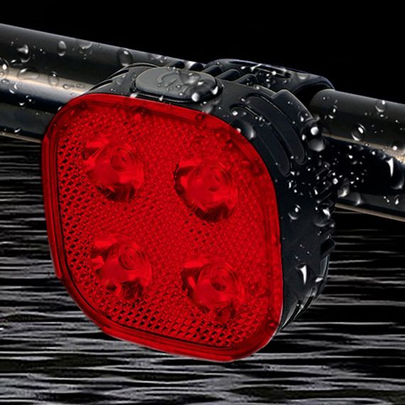 Задняя велосипедная фара мигалка FY-328, Стоп на велосипед LED USB, Велофонарь задний на багажник AX-96 | Зображення 5