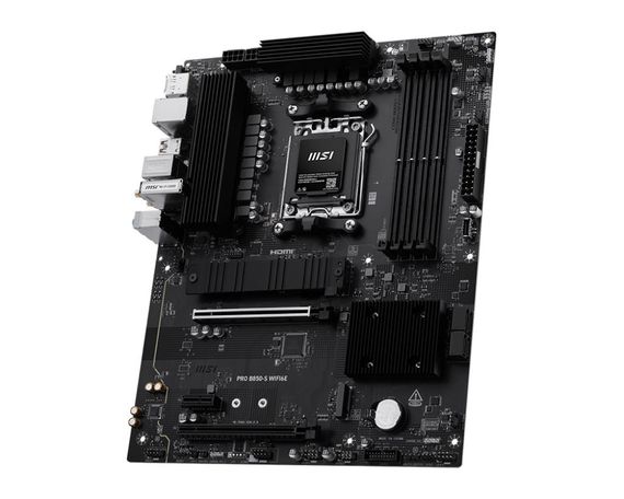 Материнcкая плата MSI PRO B850-S WIFI6E sAM5 B850 4xDDR5 M.2 HDMI WiFi BT ATX 911-7E80-002 | Зображення 3