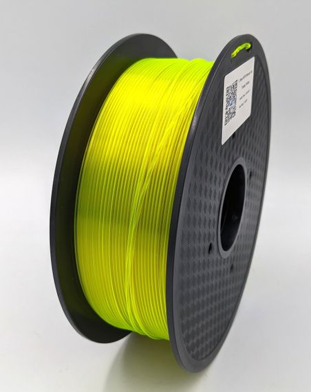 Опт та роздріб. Філамент для 3D-принтера MT PETG, 1.75 мм, прозорий жовтий, 1 кг (3DMT-PETG1.75-01-TY)