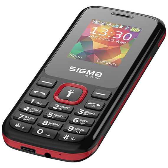 Мобільний телефон Sigma X-style 171 MINI Track Black-Red (4827798813744) | Зображення 3