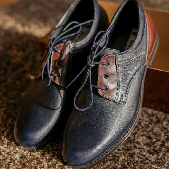 Сині туфлі польського виробництва Pan 42 розмір