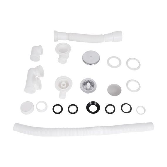 Сифон для ванны Lidz (WHI) 60 03 V002 02 с ревизией (выход 50 мм) | Зображення 2