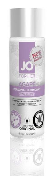 Змазка на водній основі JO AGAPE — ORIGINAL (60 мл) без гліцерину, гліколю та парабенів sexstyle