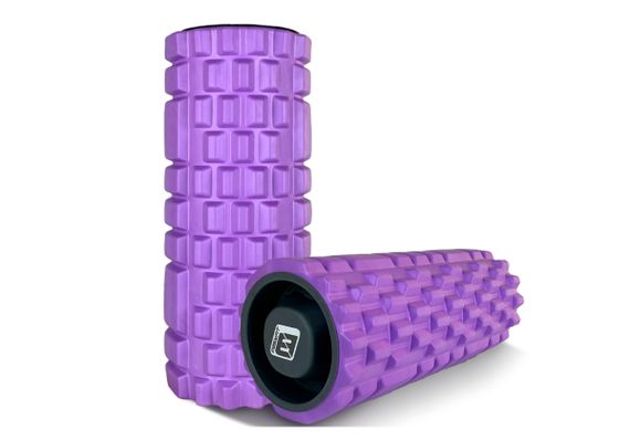 Масажний ролик EasyFit Grid Roller 33 см v.1.1 Фіолетовий (EF-2020a-V) | Зображення 2
