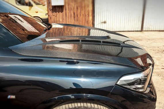 Карбоновый капот V1 (G06/F96) для BMW X6 G06 2019- гг | Зображення 1