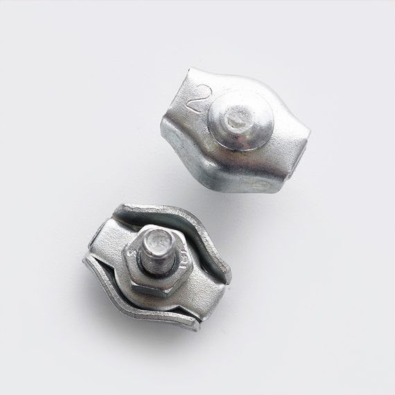 Затискач одинарний Simplex 5 мм оц. (пачка, кратність 20 шт.) APRO CS-51 | Зображення 1