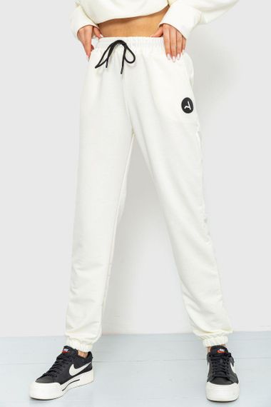 Спорт костюм женский демисезонный  цвет молочный 177R030 | Зображення 4