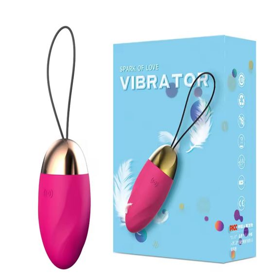 Віброяйце вагінальне "USB EGG", колір яскравий рожевий, 10 режимів вібрації sexstyle