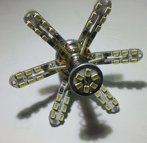 Одноконтактная безцокольная Led лампа 7440 (Т20) (W21W)-60SMD-R