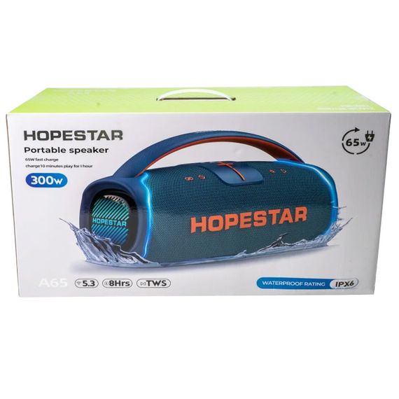 Bluetooth колонка Hopestar A65 300W Blue | Зображення 6