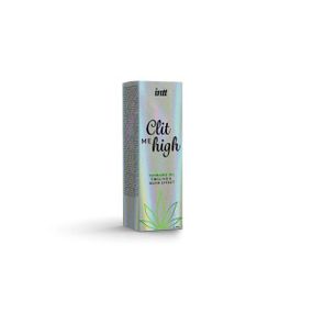 Кліторальні краплі з ефектом, що звужує і зігріває Intt Clit me High Cannabis, 15 мл Sex Aura