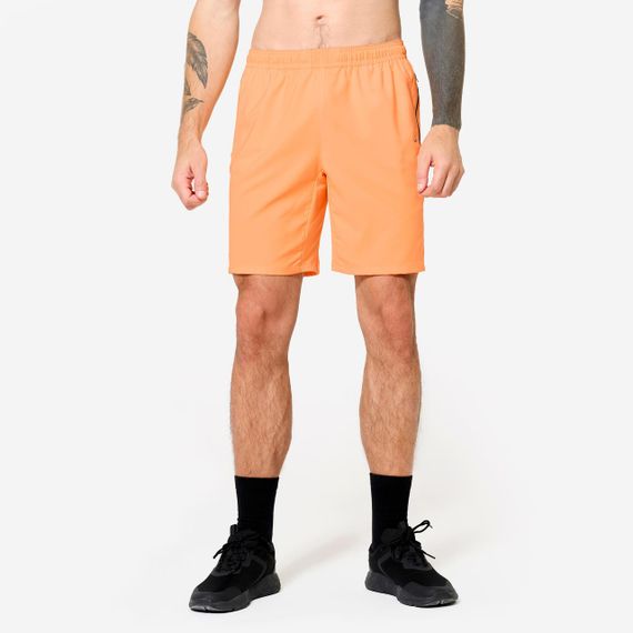 Шорти чоловічі для фітнесу з кишенями оранжеві - 2XL