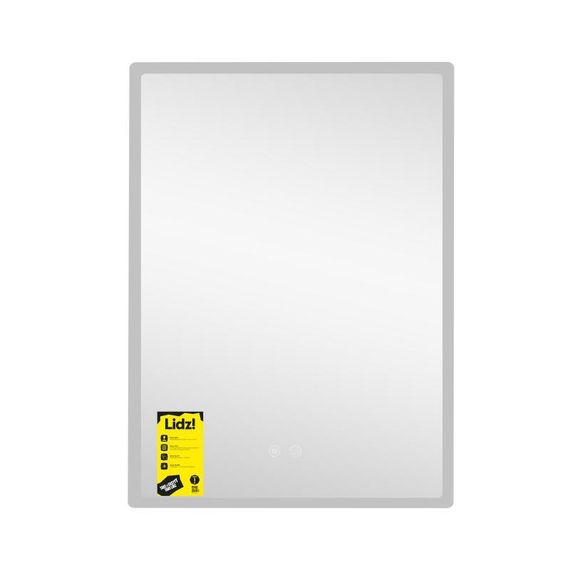 Дзеркало Lidz Orion (OR2) 600х800 з LED-підсвічуванням Touch, з антизапотіванням, з димером, рег. яскравості LDOR60080049292 | Зображення 2