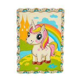 Дитячий набір для розпису по дереву "Милий Єдиноріг" Puz-22950 формат А3