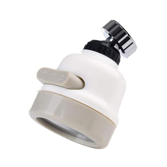 Поворотная насадка-аэратор на кран, 3 режима, Water Saver / Водосохраняющая насадка с поворотной головкой / | Зображення 3