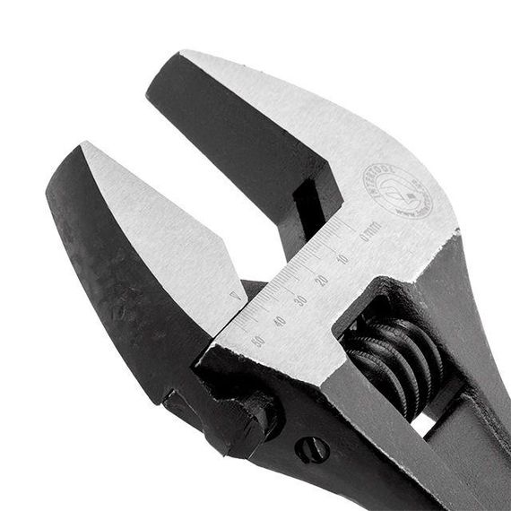 Ключ розвідний 380 мм, Cr-V, чорний, фосфатований. INTERTOOL XT-00651 | Зображення 4