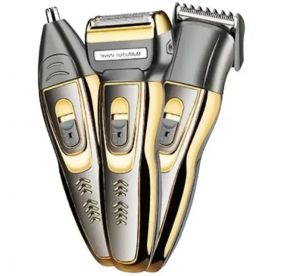Машинка для стрижки + бритва + тример 3 в 1 Geemy GM-595