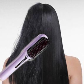 Гребінець випрямляч для волосся Фіолетова