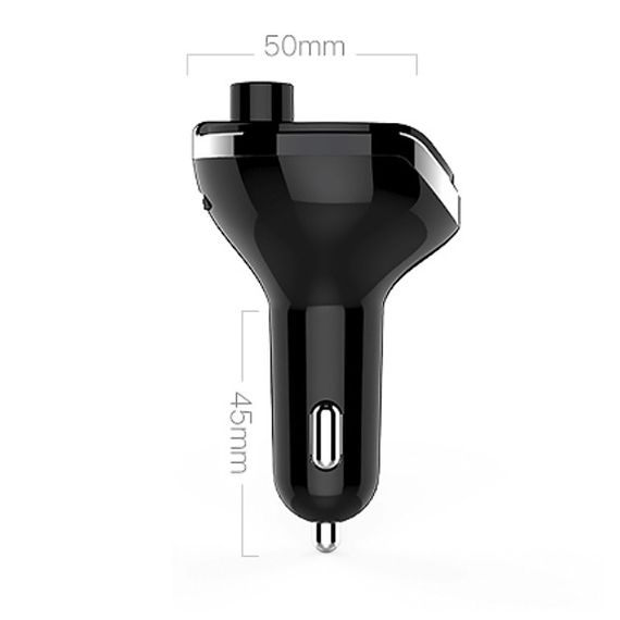 Трансмиттер для авто FM MOD-T20, USB, MicroSD. Цвет: черный | Зображення 3