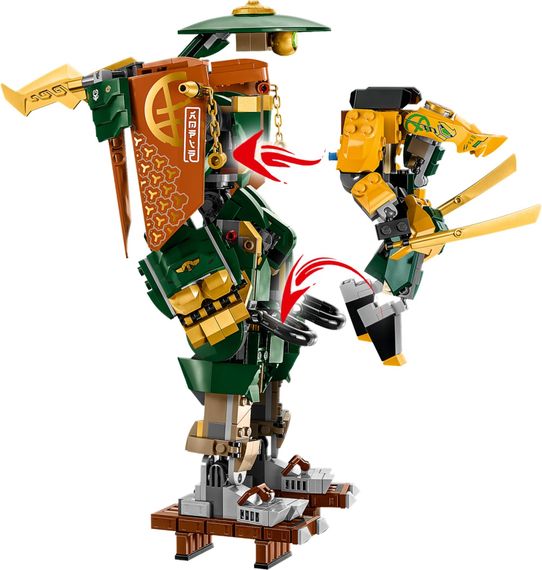 Конструктор LEGO Ninjago Командні роботи ніндзя Ллойда й Арін (71794) | Зображення 5