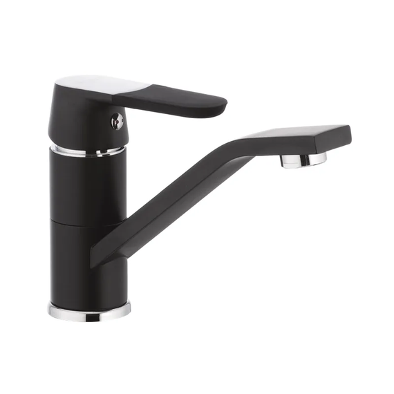 Смеситель для умывальника Mixxus Premium TIGER 555 (вилив 15 см) черный (MI0568)