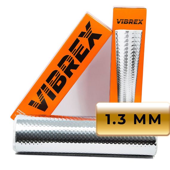 Віброзоляція Vibrex Master Light рулон 1,3м*5м ефективна шумоізоляція, звукопоглинання, зниження шуму.