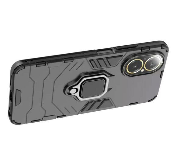 Чехол бампер Primolux Ring Armor для Realme C67 4G - Black | Зображення 2
