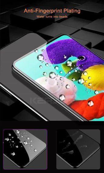 Захисне скло для Samsung Galaxy A71 2020 чорний, набір 4 шт. | Зображення 2