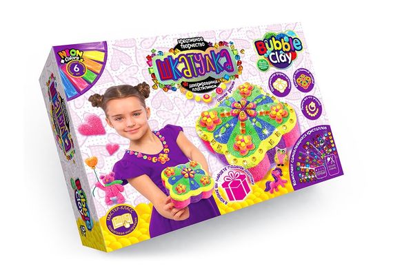 Набор креативного творчества Danko Toys Сундук декорированный пластилином ДТ-ОО-09163 | Зображення 1