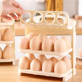 Контейнер для хранения яиц, органайзер для яиц в холодильник, лоток для яиц 24 штук