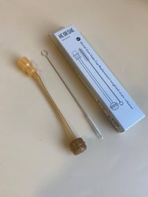 Змінна трубочка+щіточка на поїльник дитячий HEORSHE 9+міс