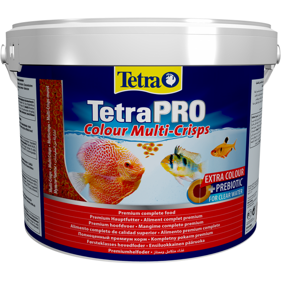 Корм Tetra Pro Colour Multi-Crisps для акваріумних риб для яскравого забарвлення чіпси 10 л/ 2,1 кг