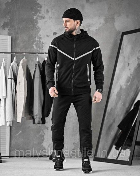 Мужской спортивный костюм black  ДЛ6263 | Зображення 1