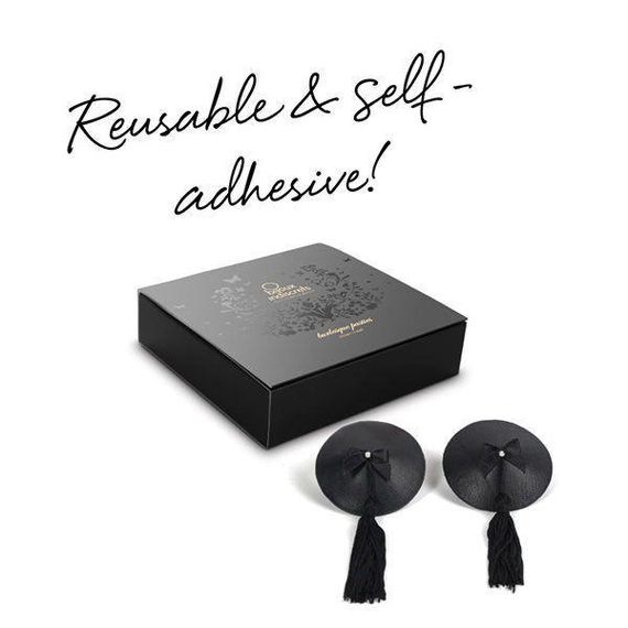 Пэстис Bijoux Indiscrets Burlesque pasties ORIGINAL BLACK sexstyle | Зображення 4