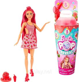 Набор Barbie Pop Reveal Fruit Series Watermelon Crush Кукла Барби Сочные фрукты Арбузный смузи, меняет цвет