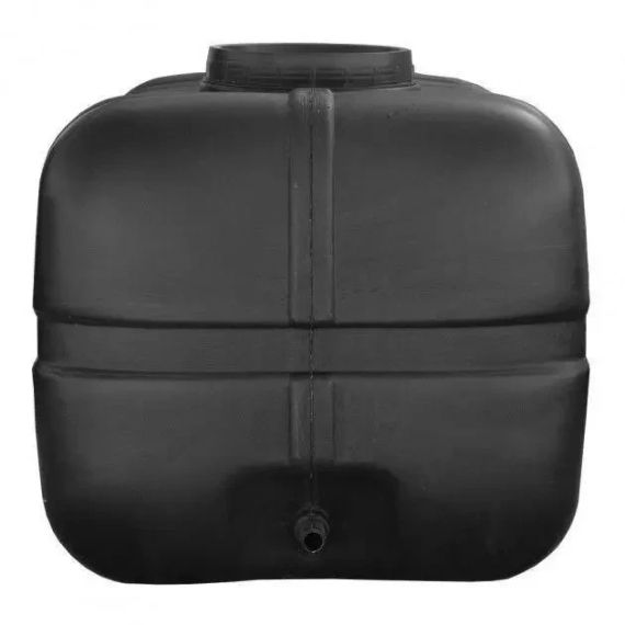 Емкость пластиковая  250 л прямоугольная черная  накопительный бак для воды в квартиру | Зображення 2