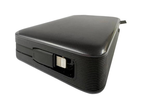 Повербанк TUGII Y45 20000mAh со встроенными кабелями поддержкой быстрой зарядки PD и QC 3.0 45 Вт Черный | Зображення 4
