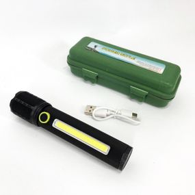 Карманный фонарик Police TD-C82/C72-P50+COB оснащен светодиодами, функцией зума, YC-467 встроенным аккумулятором