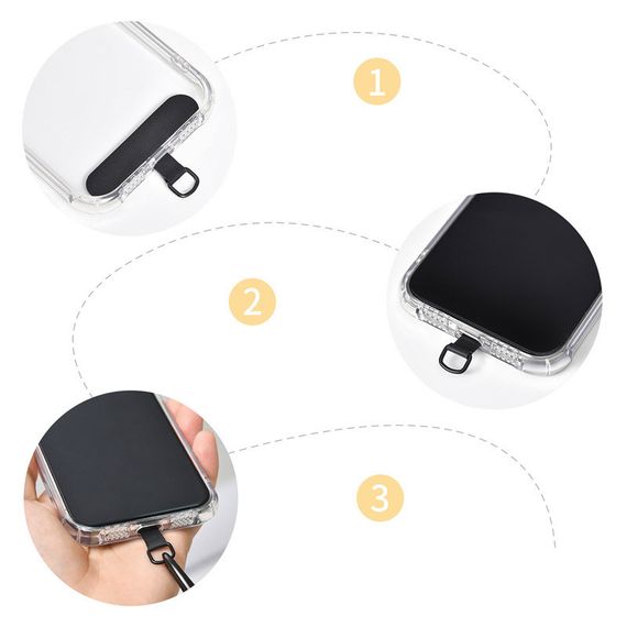 Шнурок для телефона 120cm Black | Зображення 4