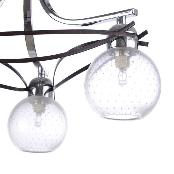 Люстра молекула галогенная с подсветкой LED G9 40W WH (BL-658S/3) | Зображення 1