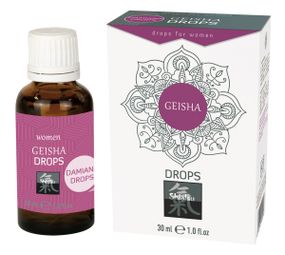 Збудливі краплі для жінок SHIATSU Geisha, 30 мл